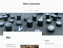 Tablet Screenshot of marclancaster.com